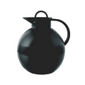 Black Frosted Ball Alfi Kugel Glass Vacuum Pitcher 0.9 Liter